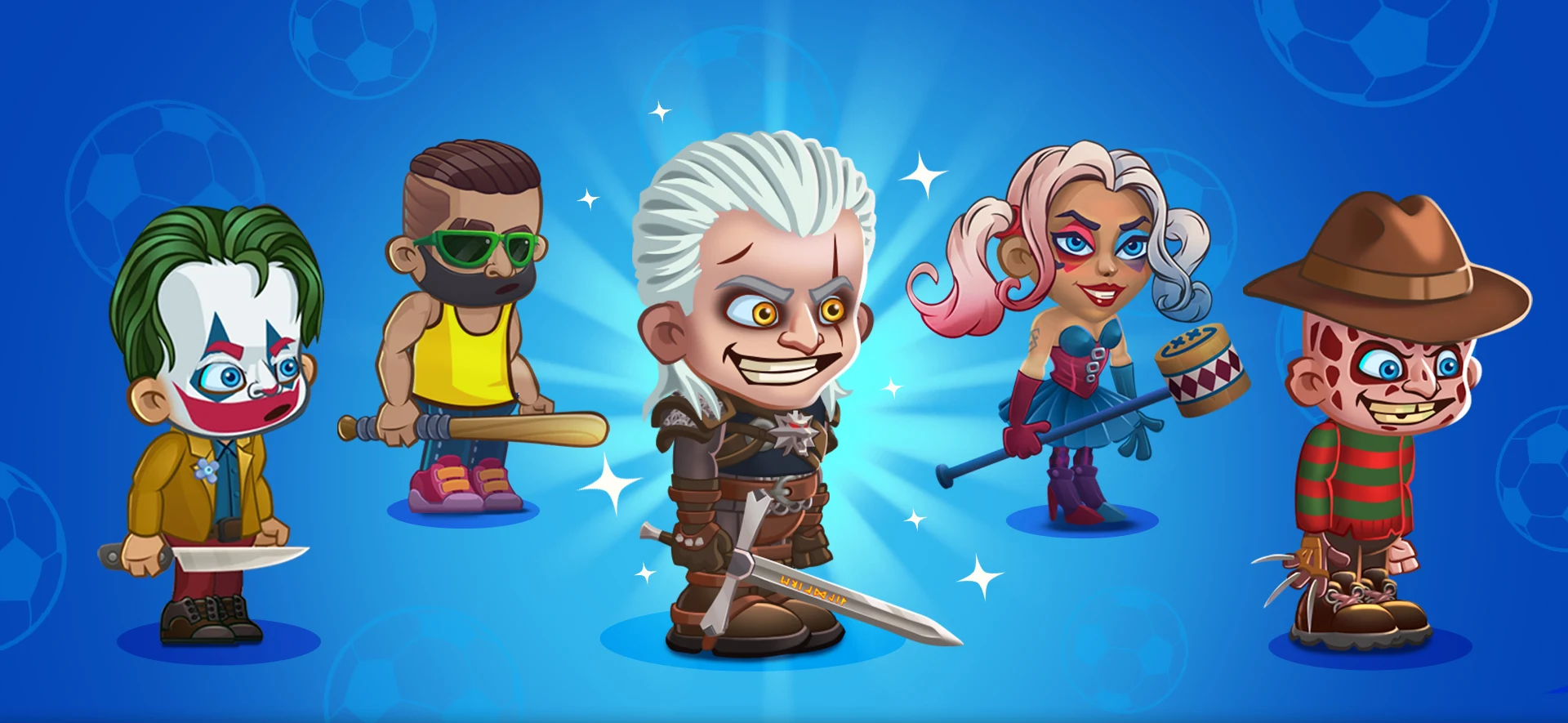 Street Football character lineup